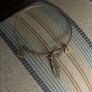 Alex and ani feather bracelet